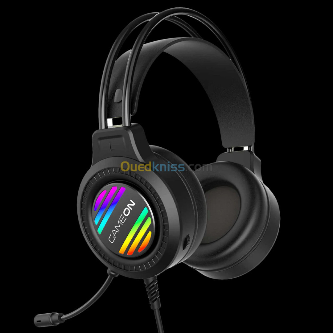 CASQUE GAMEON GOT100 Ravenstrike RGB / BLACK 