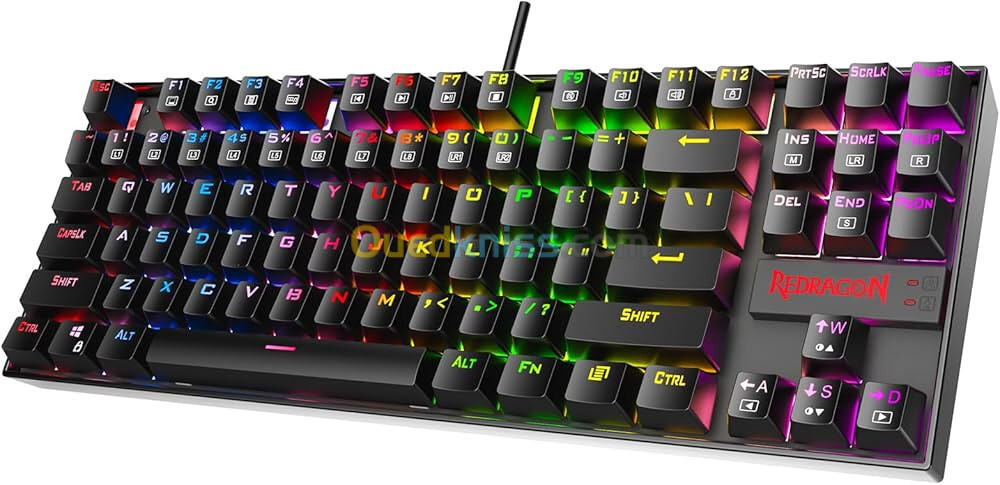 CLAVIER REDRAGON KUMARA K552-RGB / BLACK  RED SWITCH