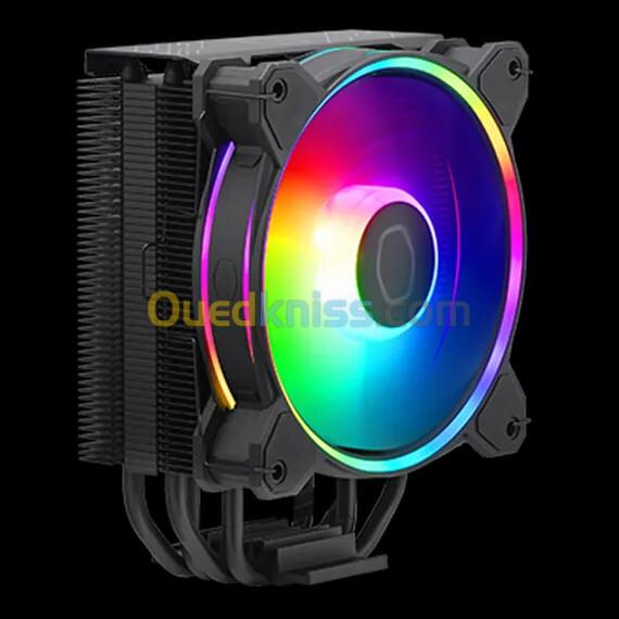 VENTILATEUR COOLERMASTER HYPER 212 RGB HALO BLACK