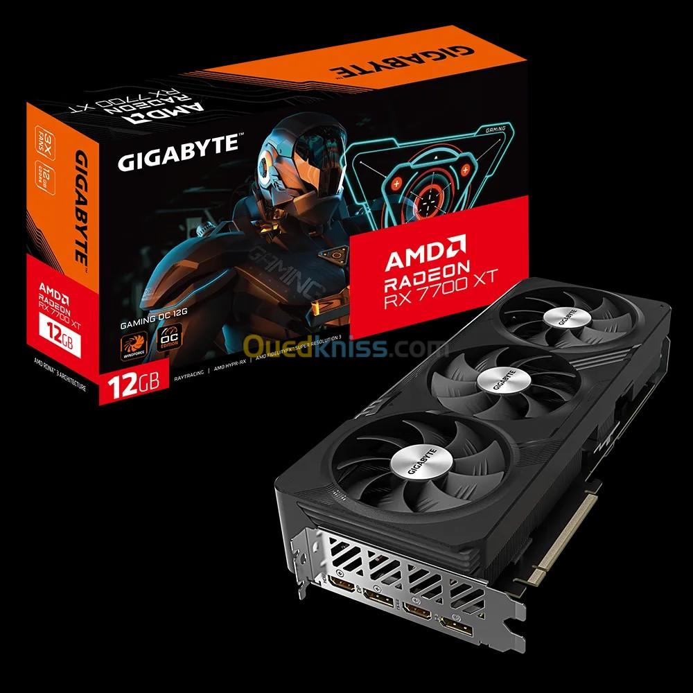 CARTE GRAPHIQUE RX 7700XT GIGABYTE GAMING OC 12GB