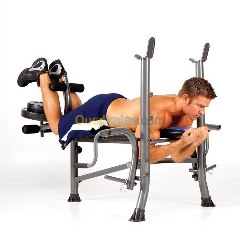 BANC DE MUSCULATION ET POIDS GIANT FIT GF102