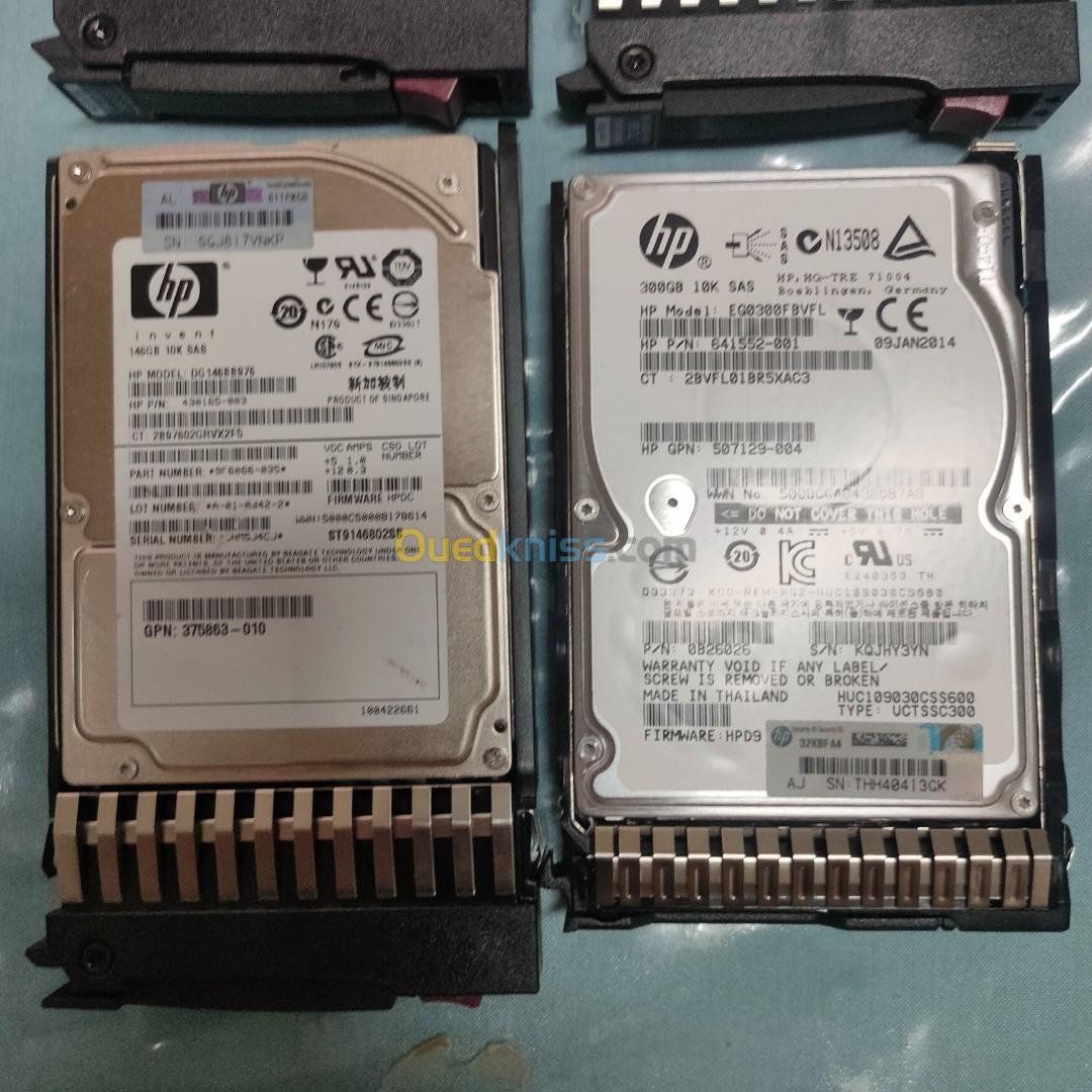 Serveur HP g9 et hdd ram