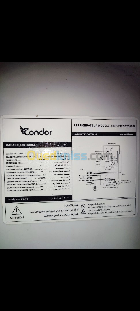 Frigidaire Condor 