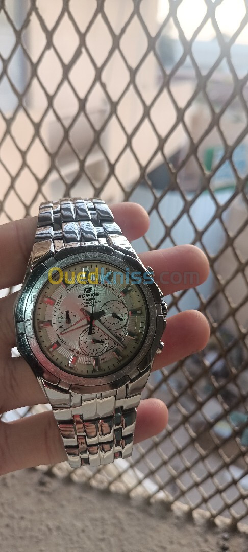 montre casio edifice cronographe original 