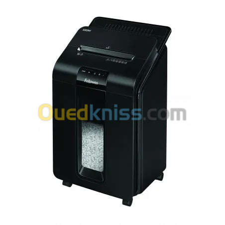 DESTRUCTEUR DE DOCUMENT FELLOWES AUTOMAX 100M 23 LITRES MICRO-CUT 10 FEUILLES COUPE CROISEE