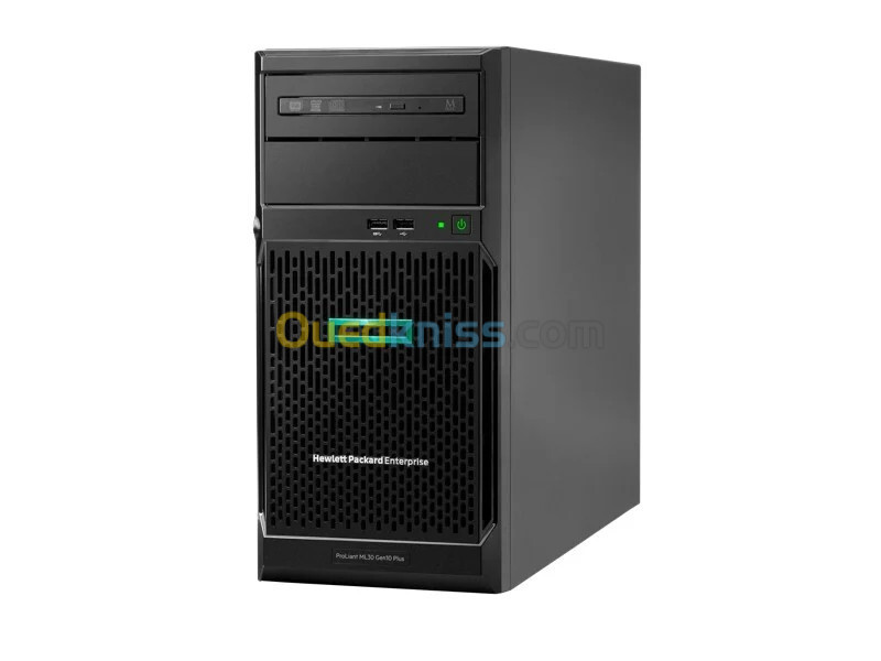 SERVEUR HPE PROLIANT ML30 G10+ INTEL XEON E-2314 (UP TO 2.8GHZ /8MO/4CORE) 16GO 3200MHZ SANS DISQUE