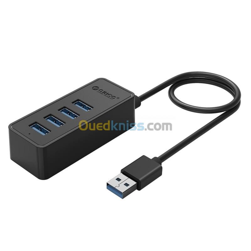 CABLE HUB USB 30 CM 3.0 4 PORTS   