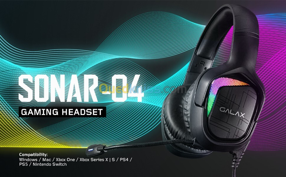 CASQUE GALAX SONOR04 RGB GAMING 