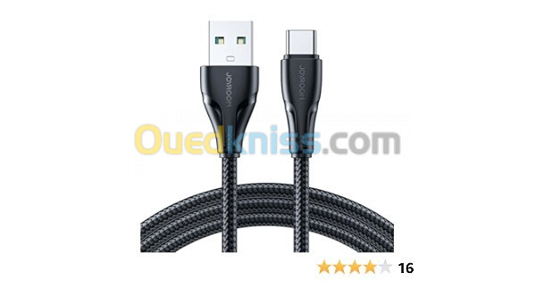 CABLE JOYROMM 1M USB-A TO TYPE-C 2.4A  S-UC027A9