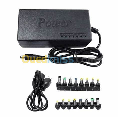 ADAPTATEUR POWER POUR ORDINATEUR PORTABLE   08 DIFFERENTE CONNECTEUR 120 WATT 