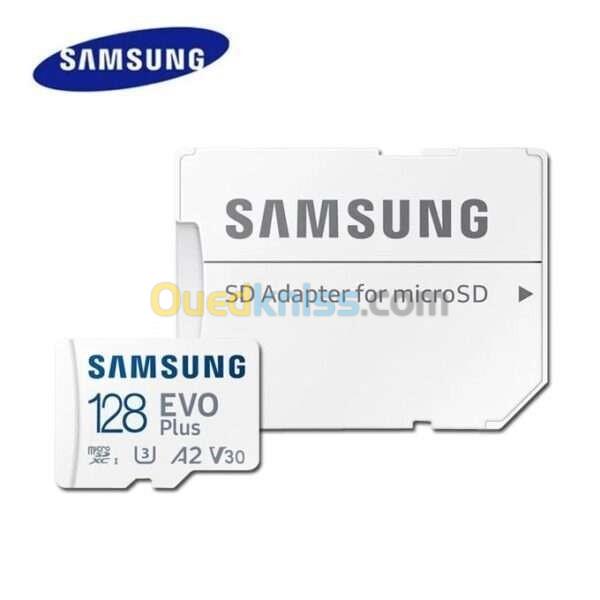 CARTE MEMOIRE SD SAMSUNG 128GO A2 V30 4K 130MB/S 