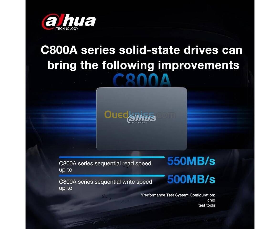 DISQUE DUR INTERNE SSD 1TO DAHUA 2.5 SATA C800A  