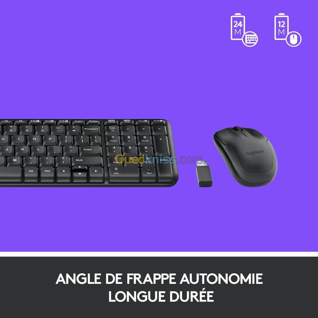 CLAVIER+SOURIS LOGITECH MK220