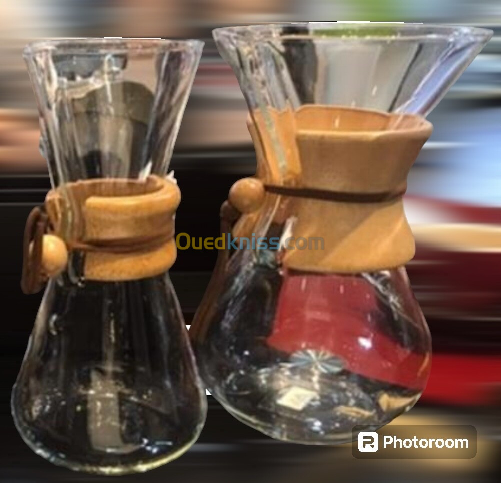 Contenant en verre café filtre 