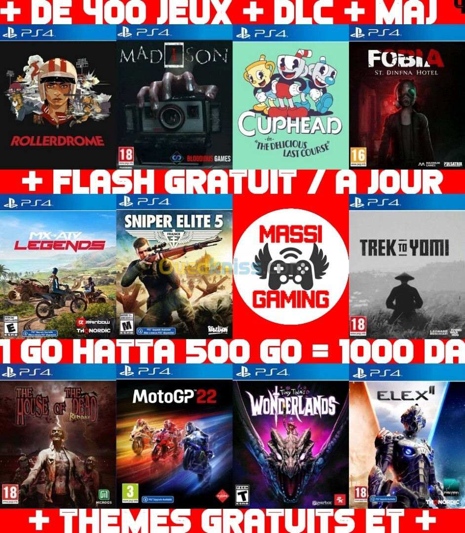 INSTALLATION JEUX PS4 FLASHÉE 9.00 & 11.00 (+ FLASH GRATUIT + DLC + MISE A JOUR) **