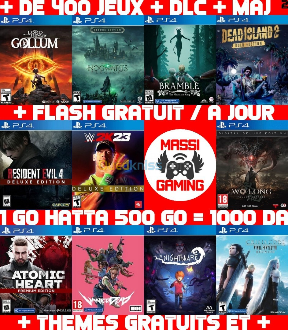 INSTALLATION JEUX DIAL PS4 FLASHÉE 9.00 & 11.00 (+ FLASH GRATUIT + DLC + MISE A JOUR) **