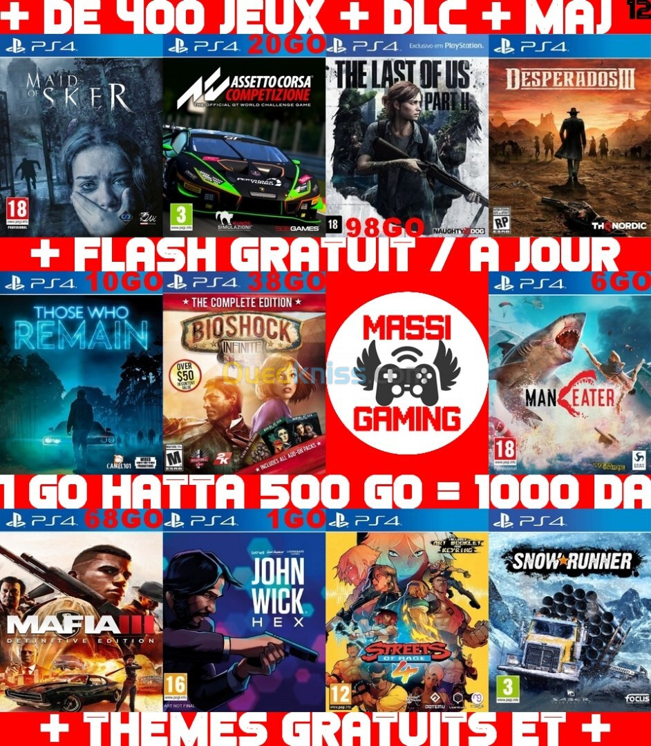 INSTALLATION JEUX DIAL PS4 FLASHÉE 9.00 & 11.00 (+ FLASH GRATUIT + DLC + MISE A JOUR) **