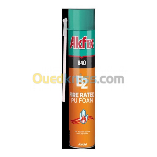 MOUSSE ANTI FEU polyuréthane akfix 840 B2