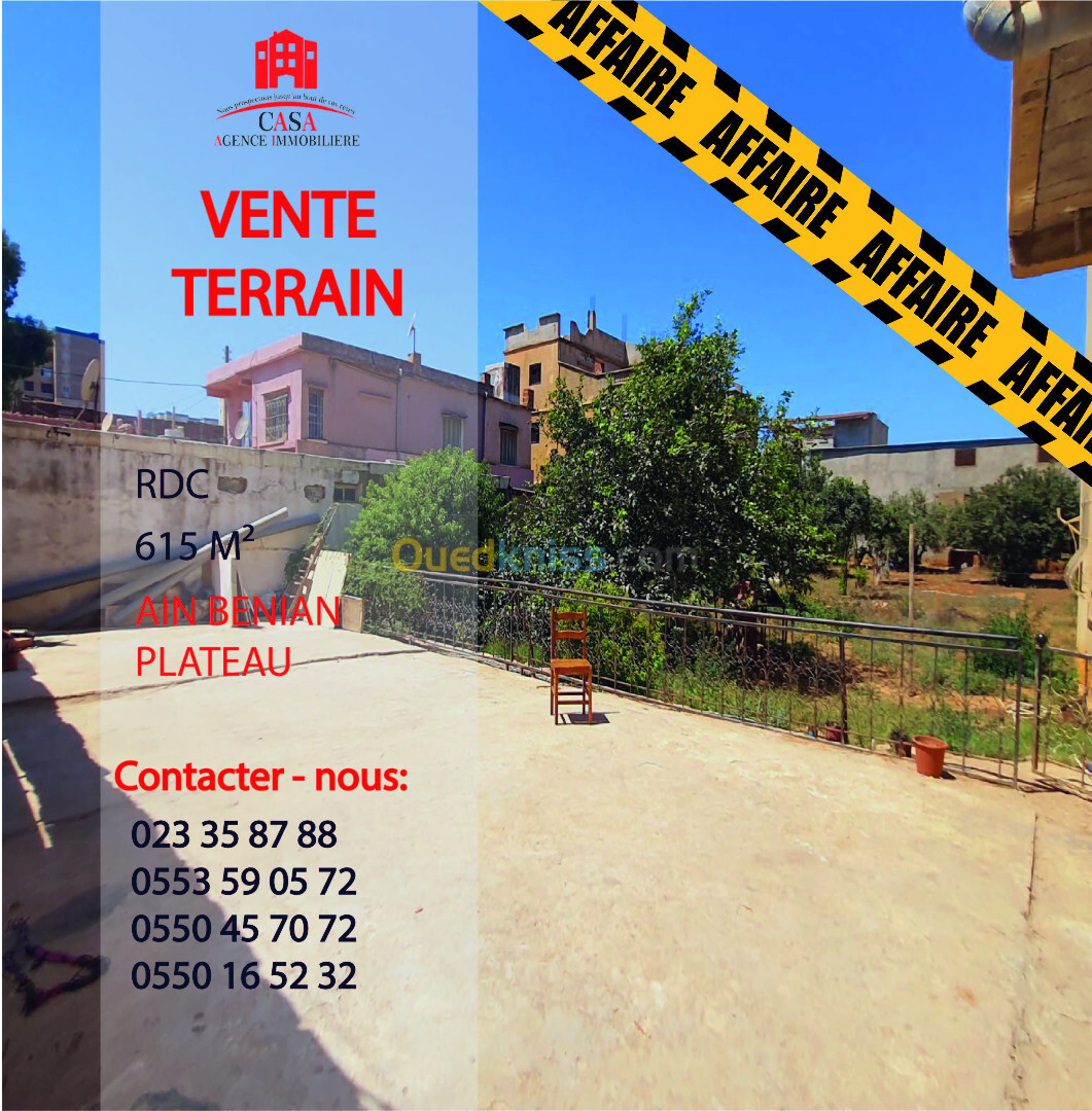 Vente Terrain Alger Ain benian