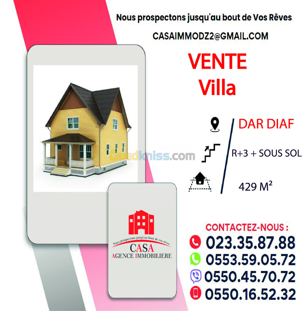 Vente Villa Alger Cheraga