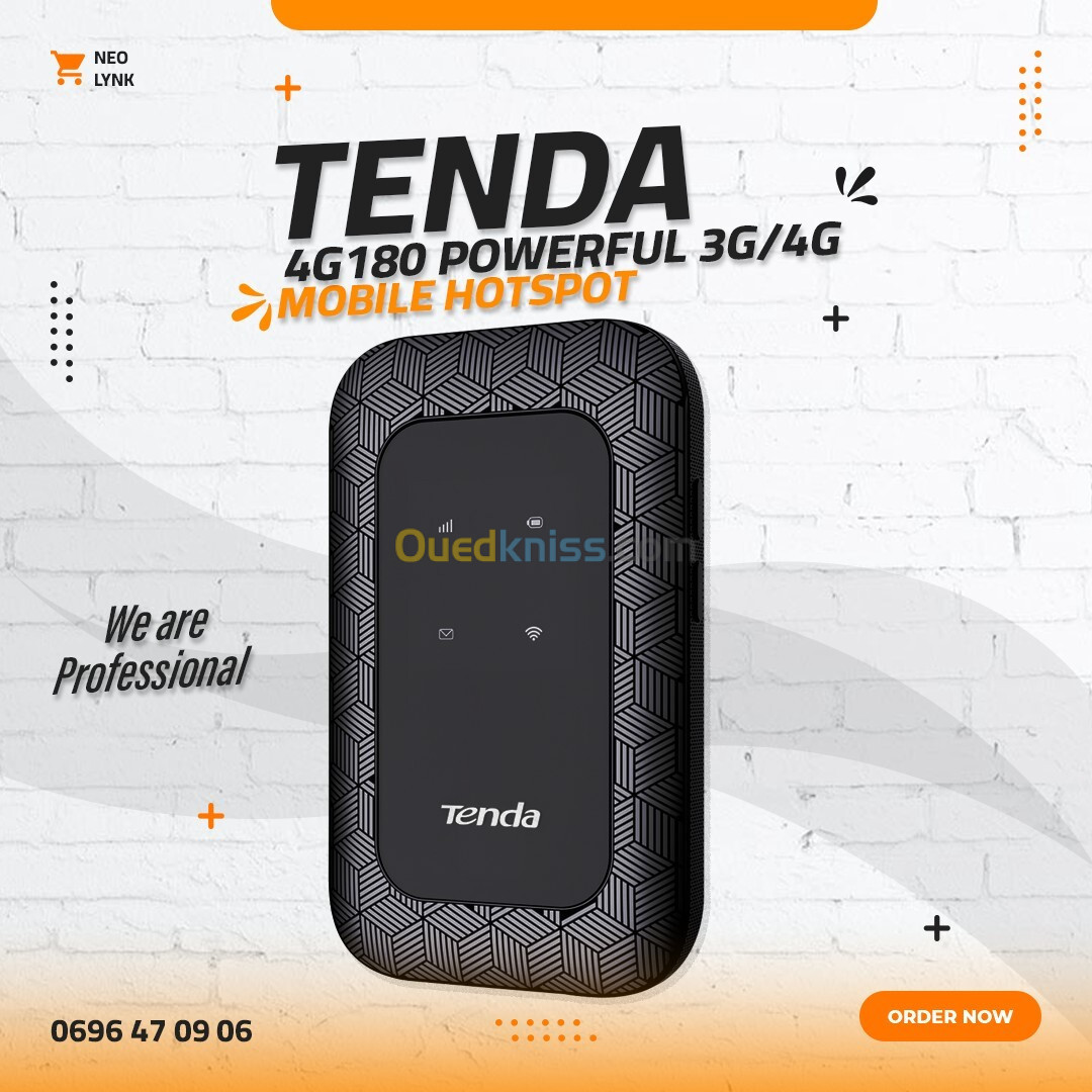 TENDA 4G180 POWERFUL 3G/4G MOBILE HOTSPOT