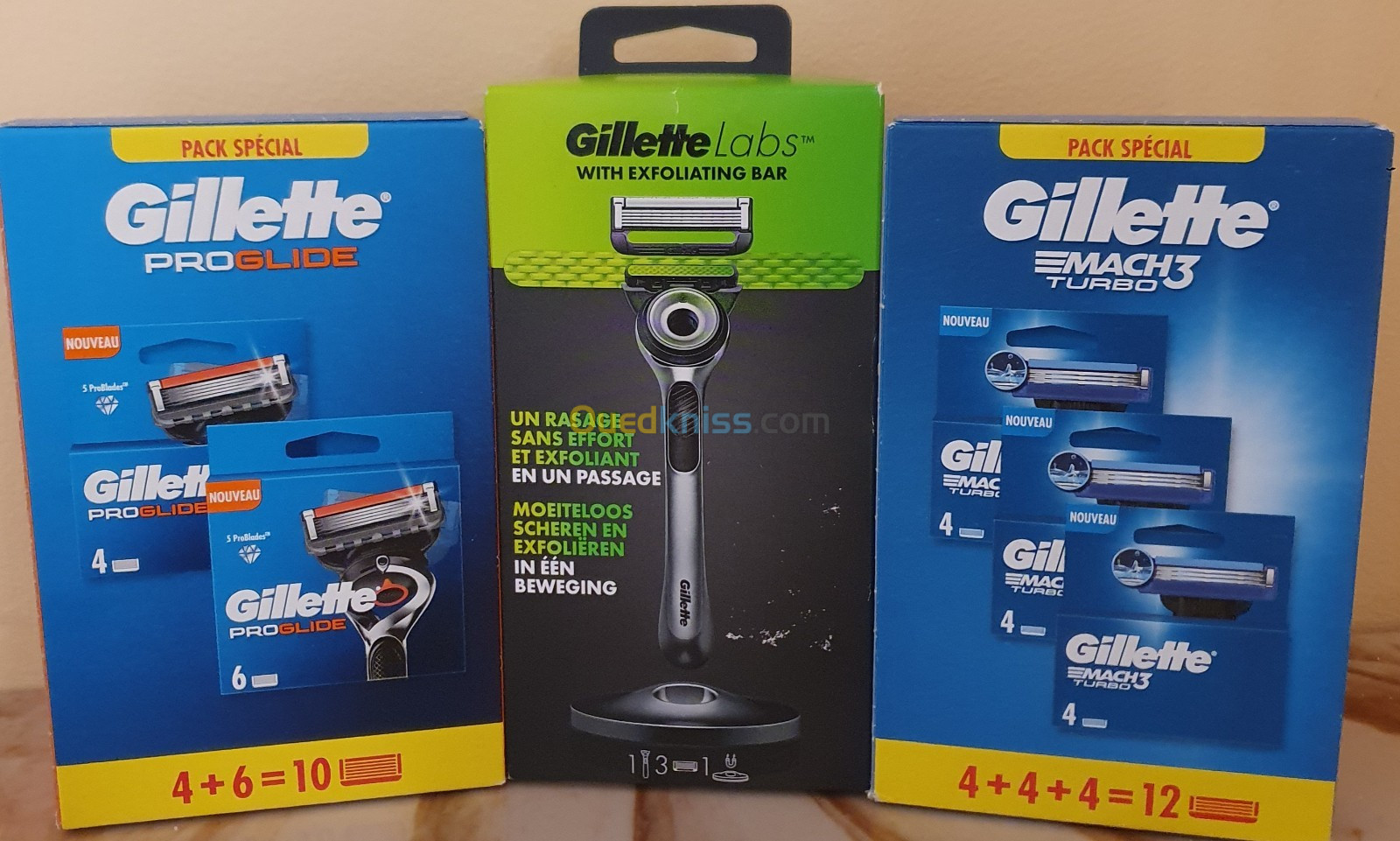 Vente en gros et détail Gillette MACH3 , PROGLIDE et labs 