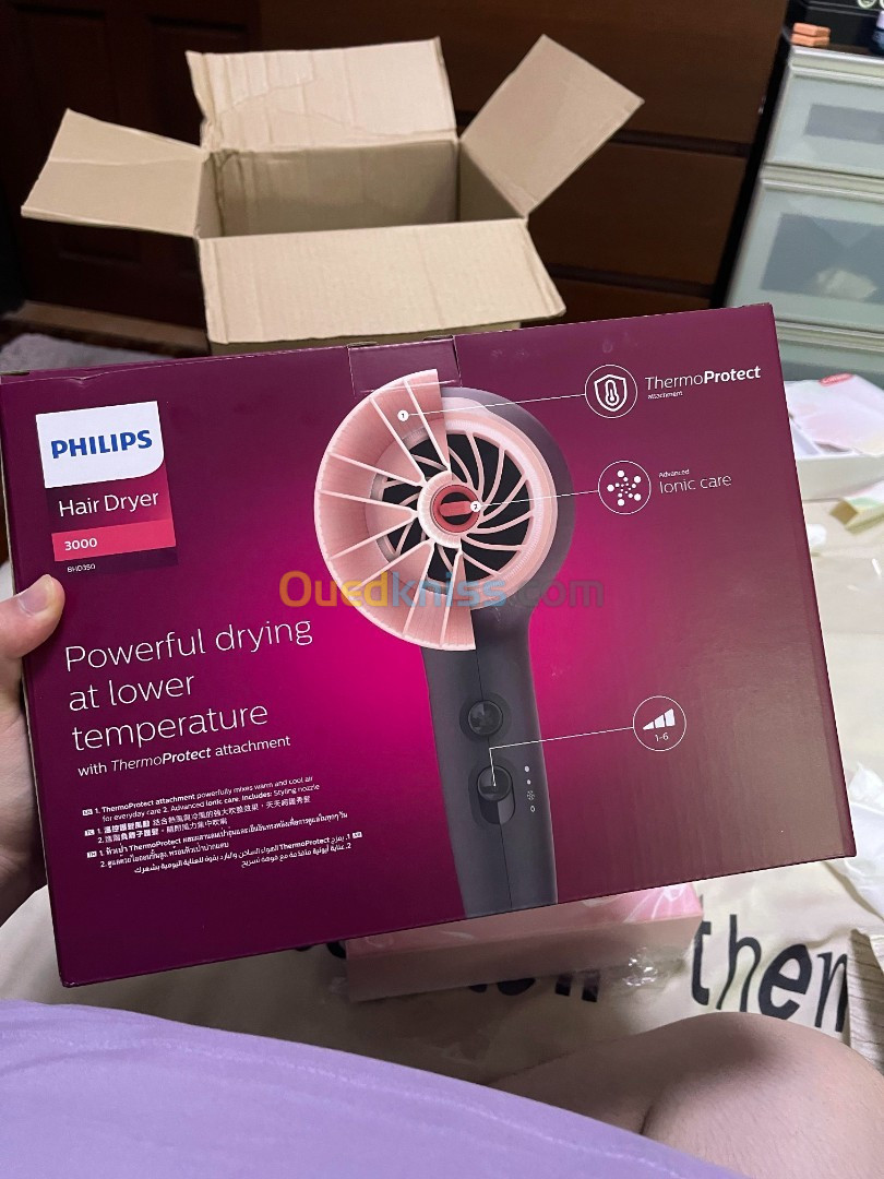 Séchoir cheveux professionnel marque Philips original neuf sous emballage jaya caba France 