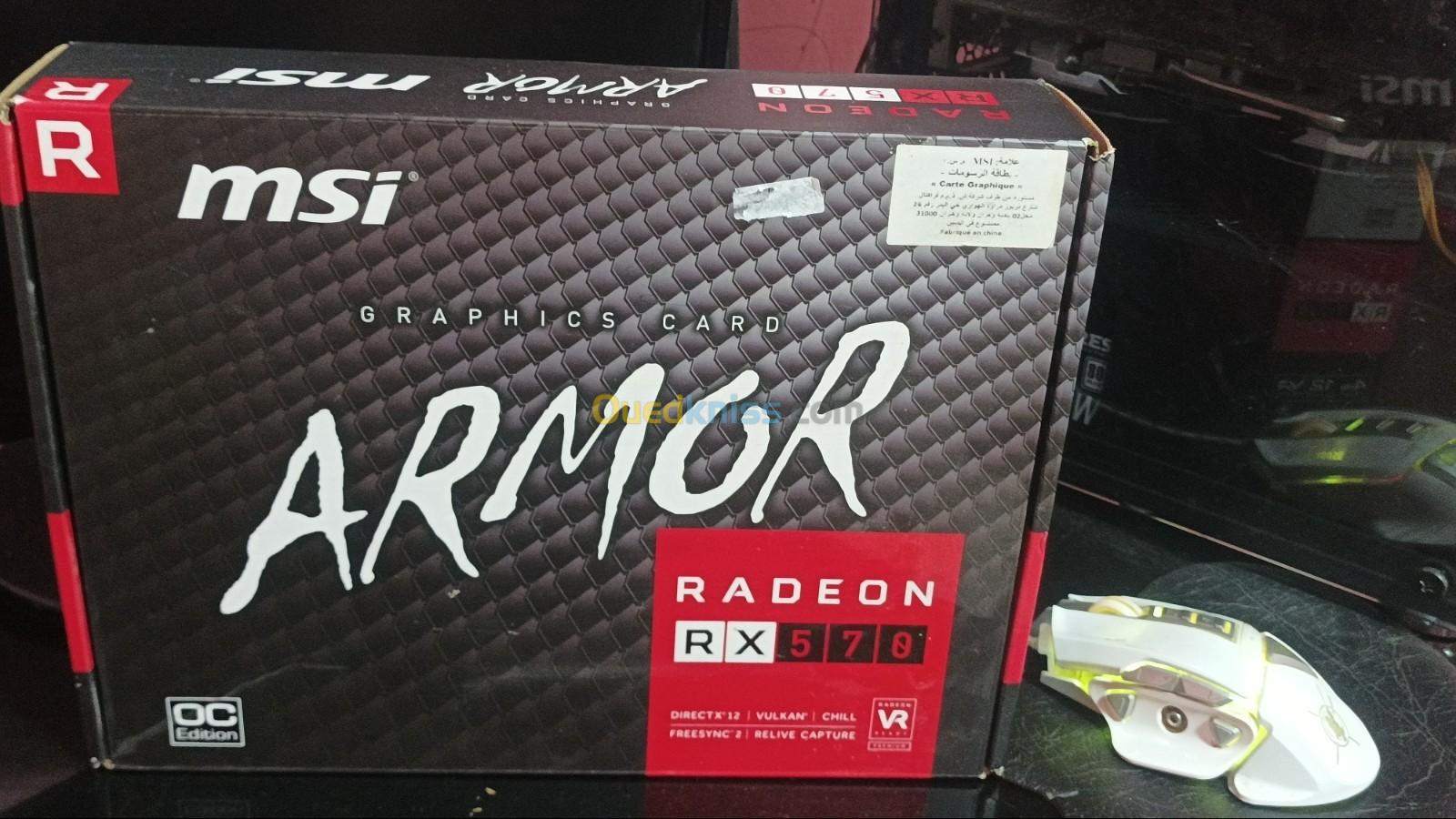 Rx 570 4gb msi armor 