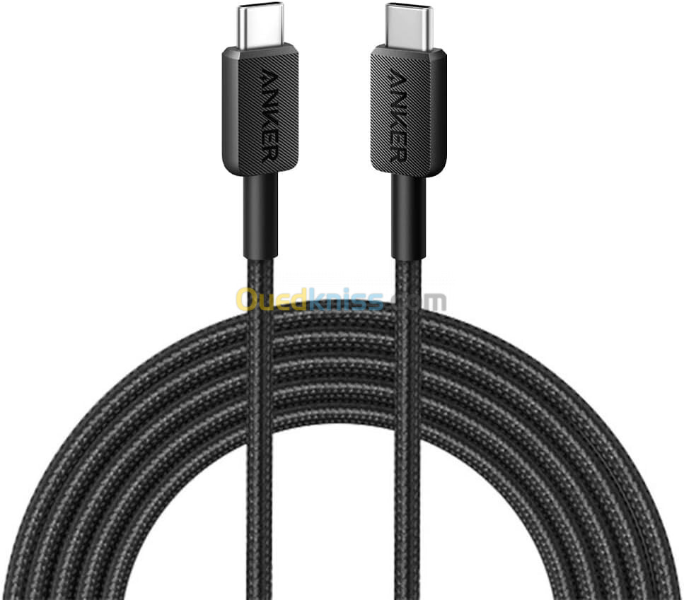 Cable Anker 322 Braided 60W USB-C USB-C Cable de 1.80m