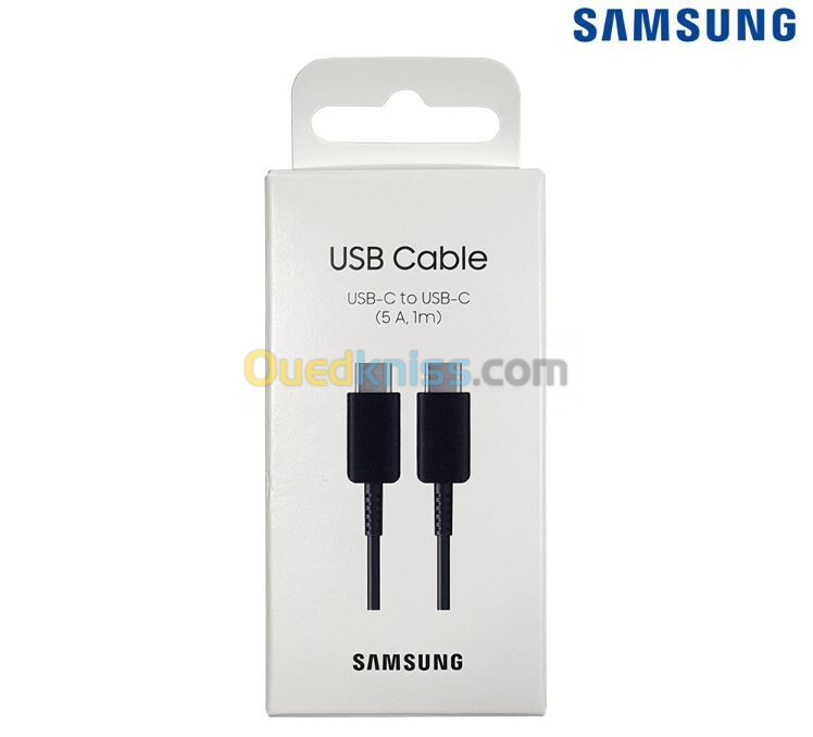 Cable Samsung USB-C vers USB-C 5A 1M 100w