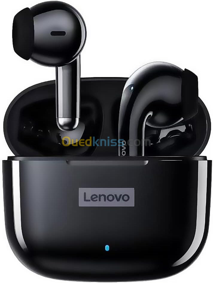 Airpods Lenovo LP40 Pro Écouteurs sans Fil Bluetooth 5.1, 25Heures USB-C Charge Rapide, IPX5