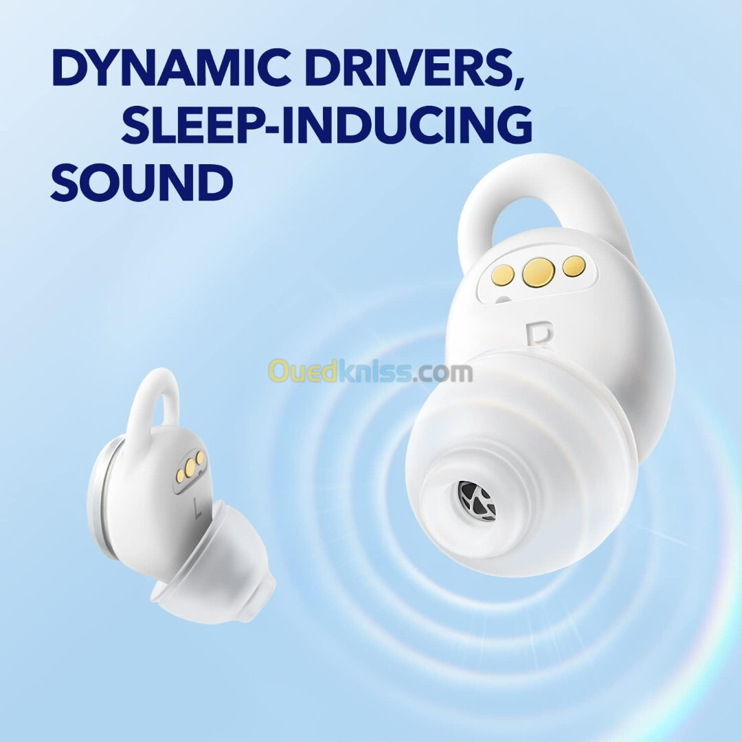 Airpods Soundcore Anker Sleep A10 Ecouteurs pour Dormir,Anti Bruit pour Sommeil, Moniteur de Sommeil