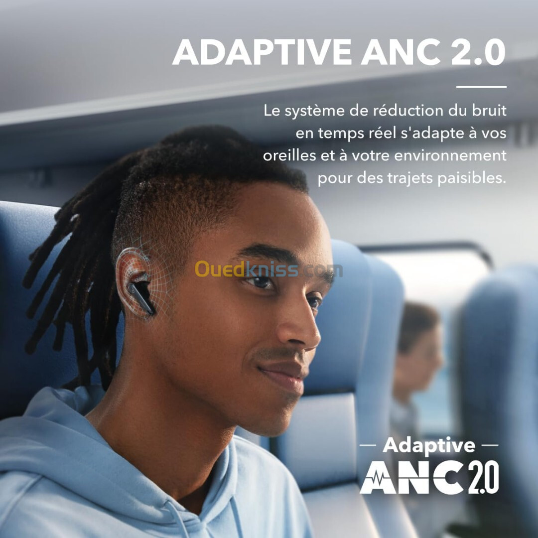 Ecouteurs Anker Soundcore Liberty 4 NC Bluetooth sans Fil ANC , Bluetooth 5.3,Hi-Res , 50H