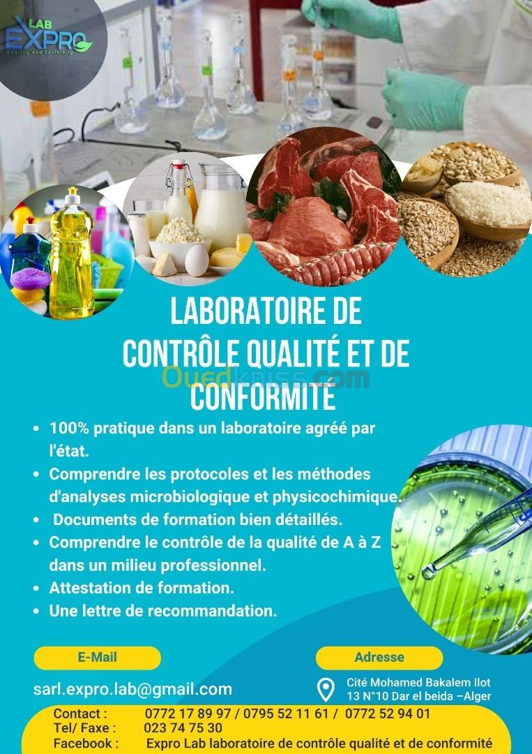 Formation de contrôle qualité et de la conformité 