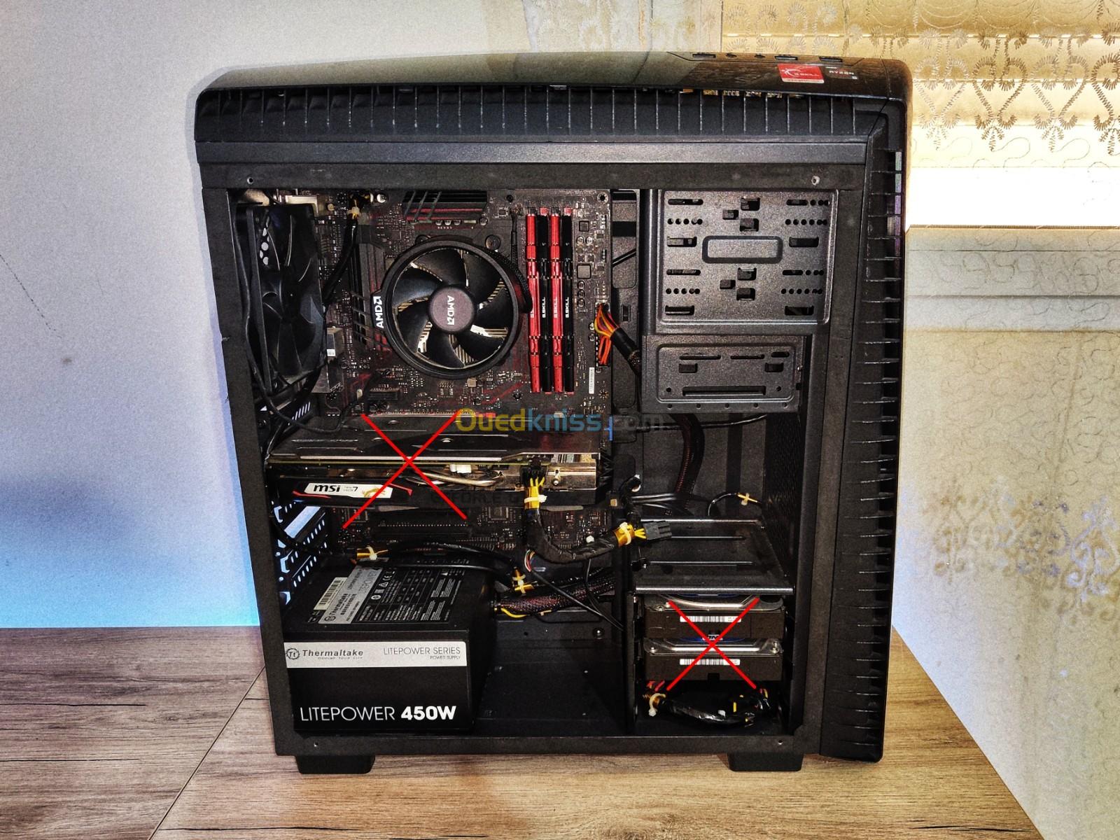 PC B350 Gaming plus, Ryzen, 32Gb Ram, M.2