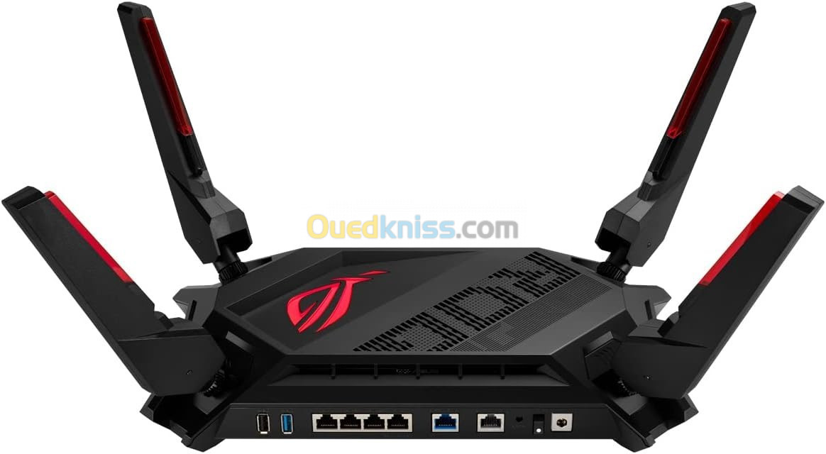ASUS ROG GT-AX6000 Wifi 6 AX 6000 Router Gaming Double Port 2,5G + VPN Fusion + Fibre Optique FTTH