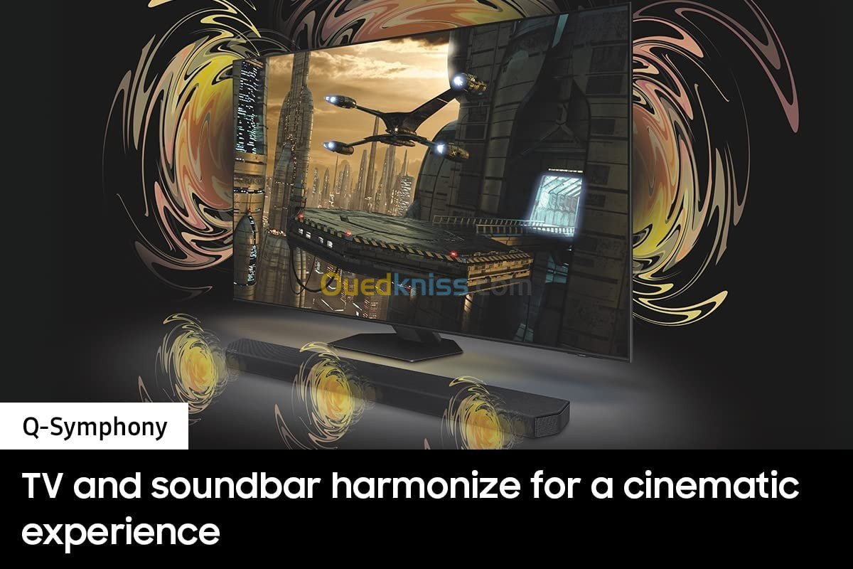 SAMSUNG HW-Q60B Barre De Son 3.1 / 7 haut-parleurs / Dolby Atmos DTS:X DTX Virtual:XQ Symphony 2022