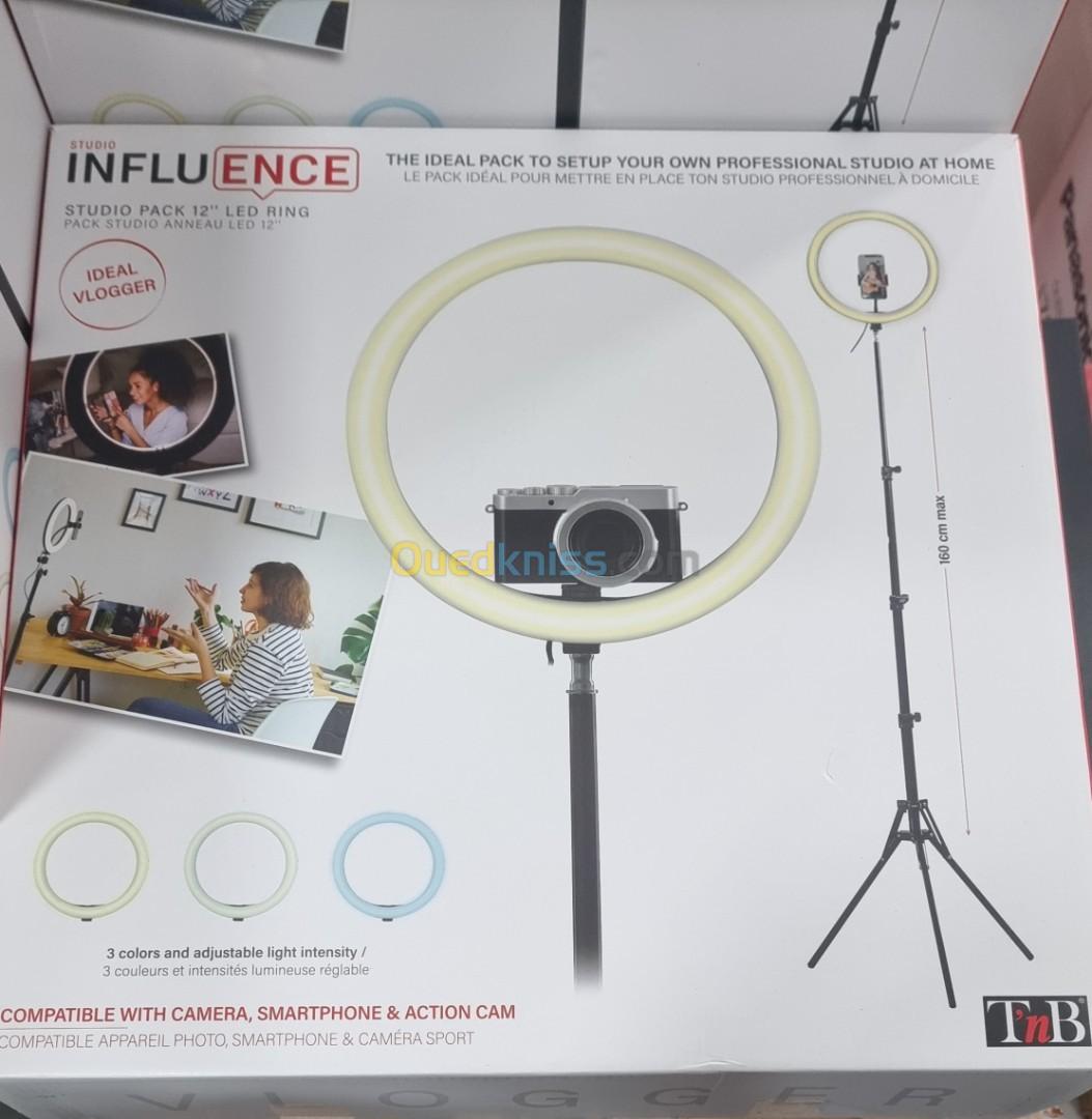 T'nB Influence In-Pack Studio - Éclairage annulaire - 1 têtes x 120 lampe - LED - 15 W - CC 