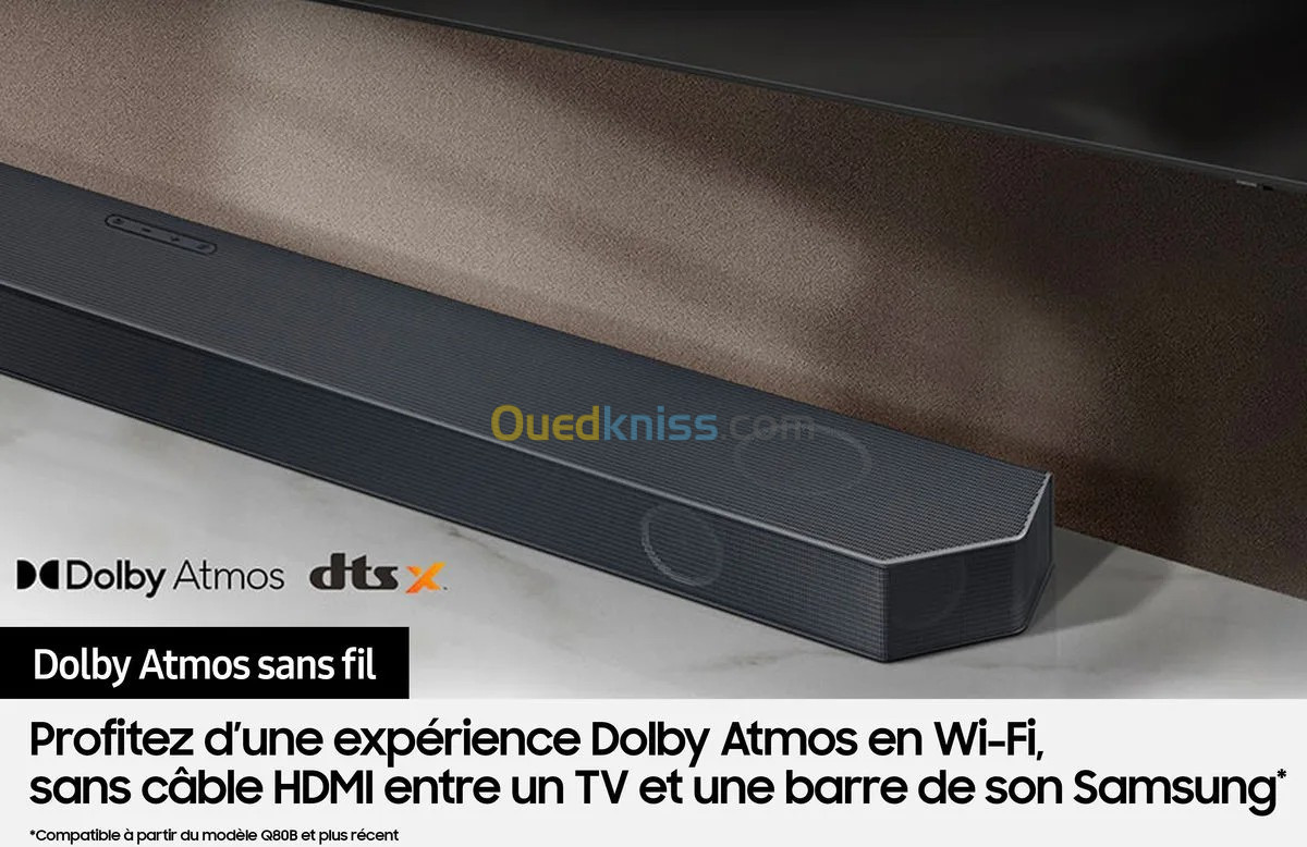 Barre De Son Samsung HW-Q990C 2023 / Dolby Atmos Et DTS:X 11.1.4 HDMI eARC, CEC