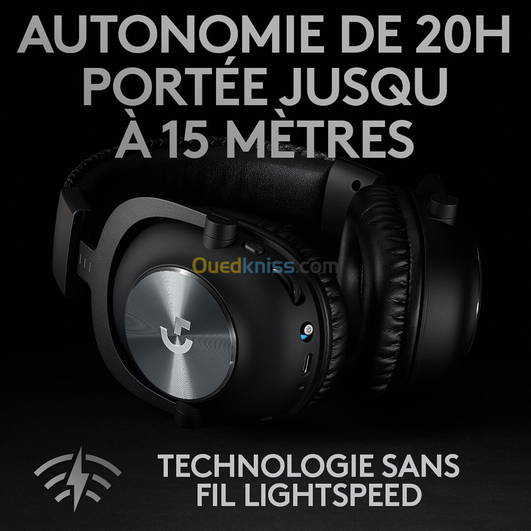 Logitech G Pro X Wireless Lightspeed Casque gaming sans fil DTS Headphone:X 2.0