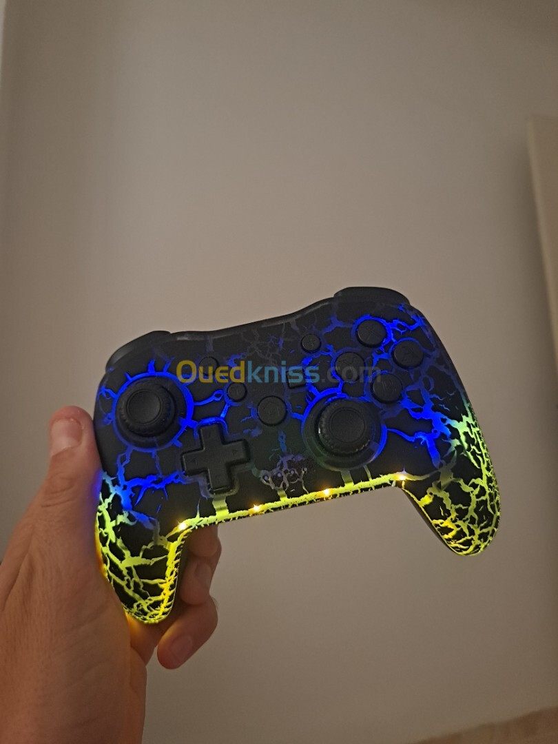 Manette gamepad LED 7 couleur 