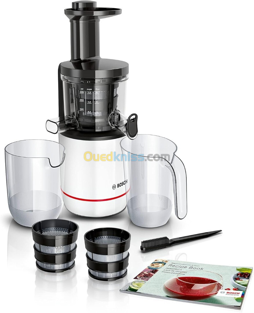 Bosch Extracteur de jus avec 2 filtres pour des jus et smoothies fruits et légumes150 W  