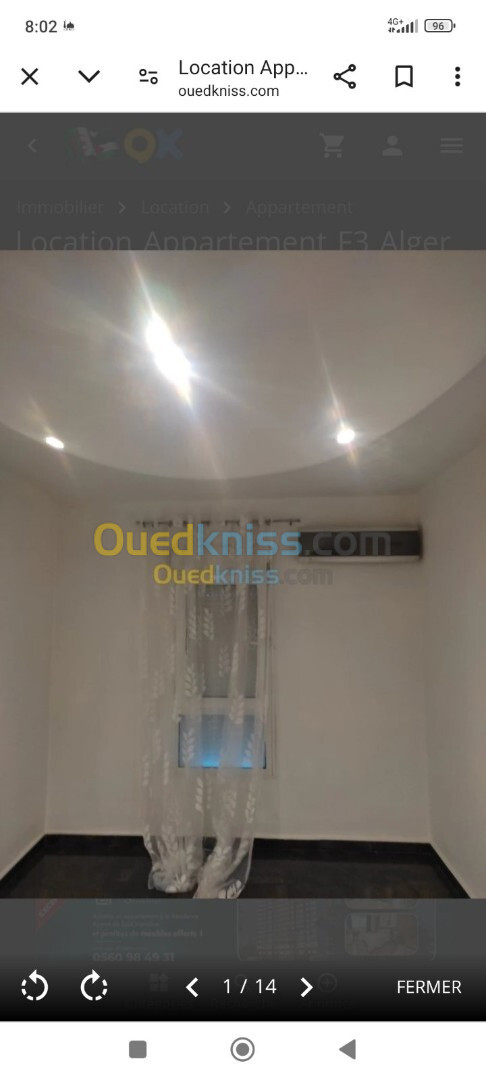 Location Appartement F4 Alger Birkhadem