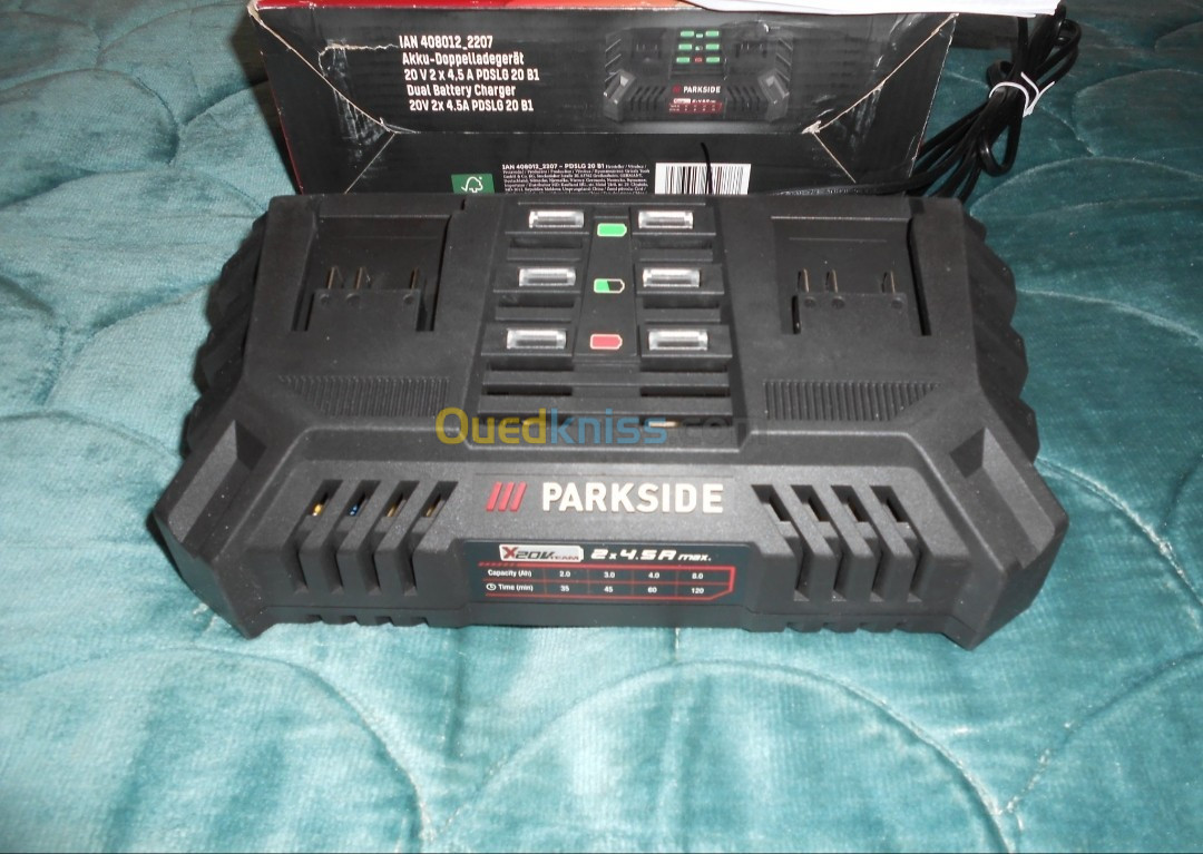 Parkside 2 20V Algeria Chargeur Batteries Rapide A Alger et - 4,5 Double