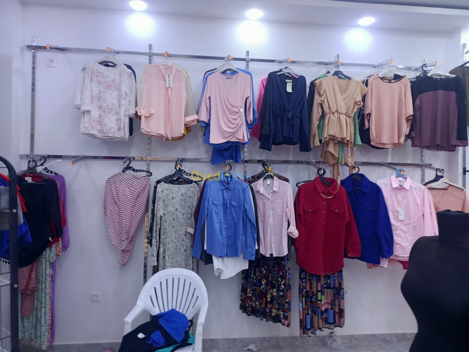 équipement magasin de vêtements + les vêtements femmes