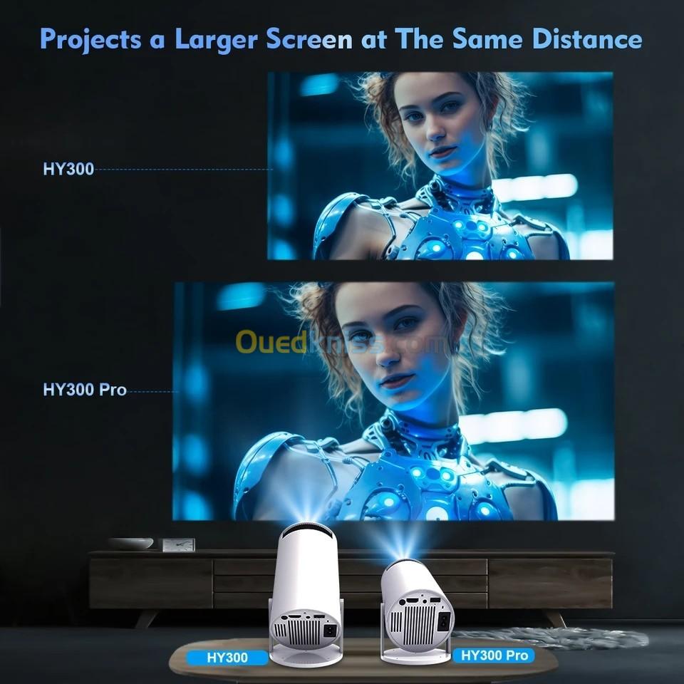 Projecteur Datashow MAGCUBRIQUE HY300 PRO 4K ANDROID WI-FI 6 