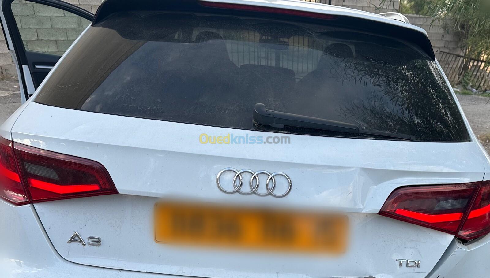 Male Audi a3 2016 Blanche 