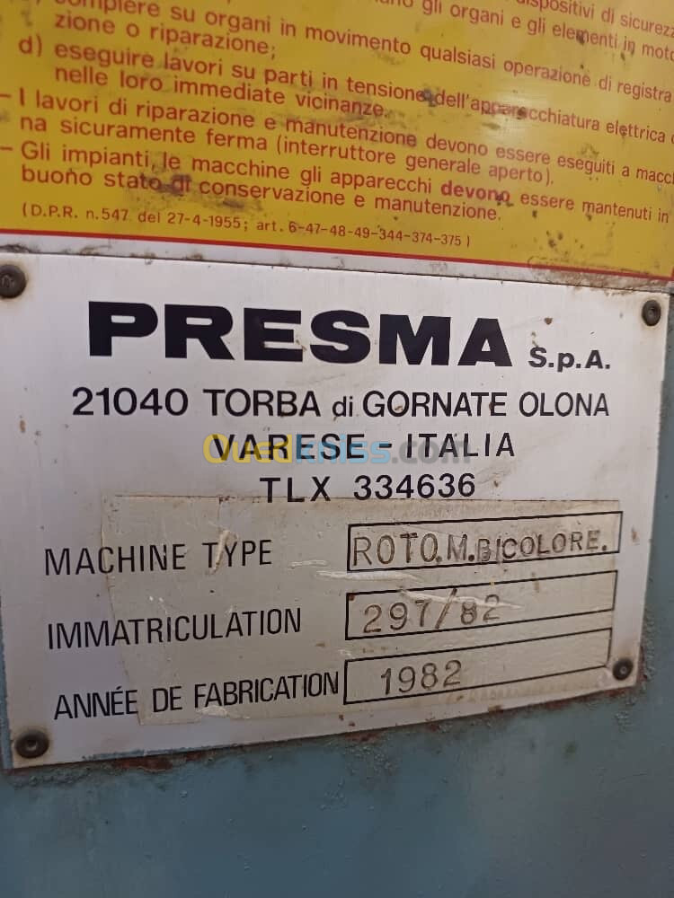 Machine semelles PRESMA bicolore