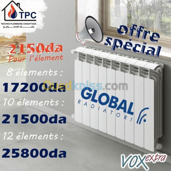 Radiateur GLOBAL VOX Extra