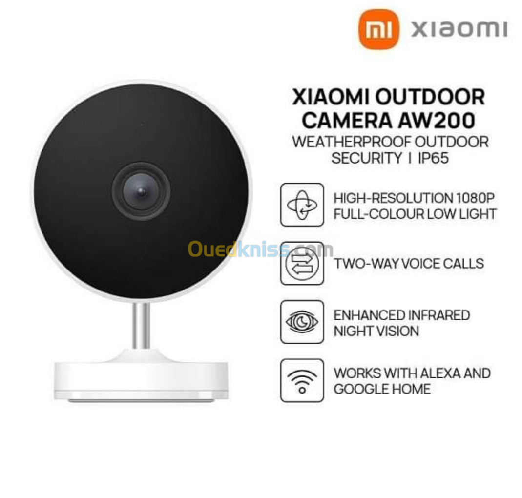 Xiaomi Camera AW200 extérieure résistante aux intempéries Vision nocturne en couleur 1080 original